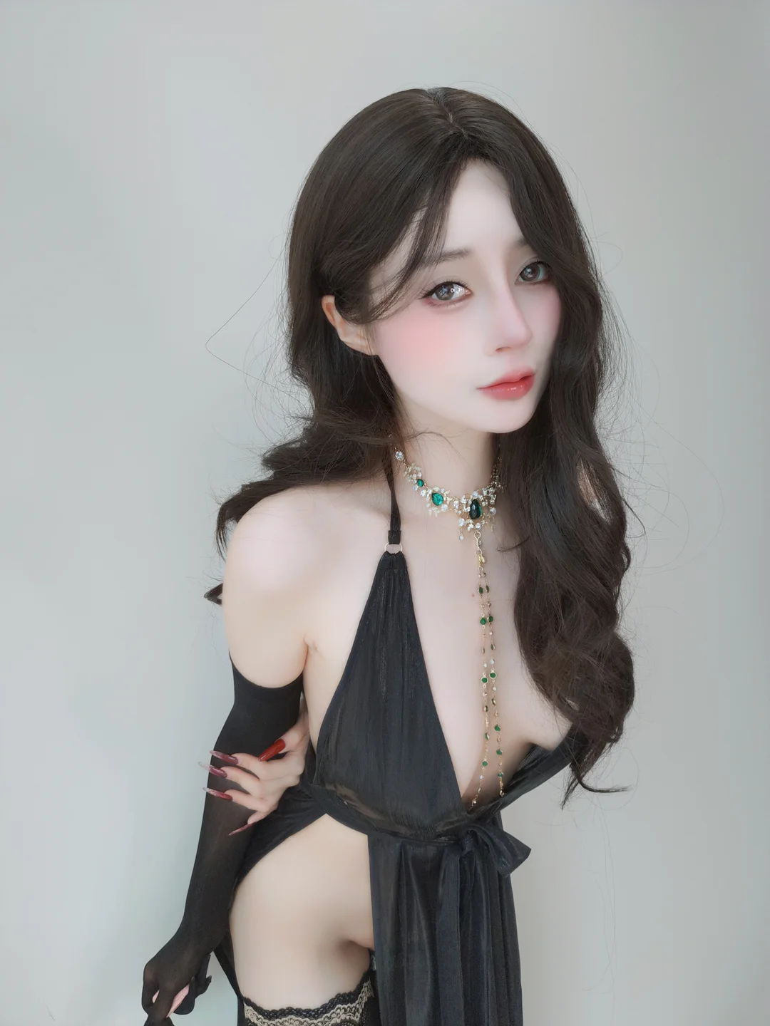 白银81 - 自摄Vol.103 黑丝礼裙 [122P,8V-1.92GB] tg@simisebaisi 【丝足阁】013.webp